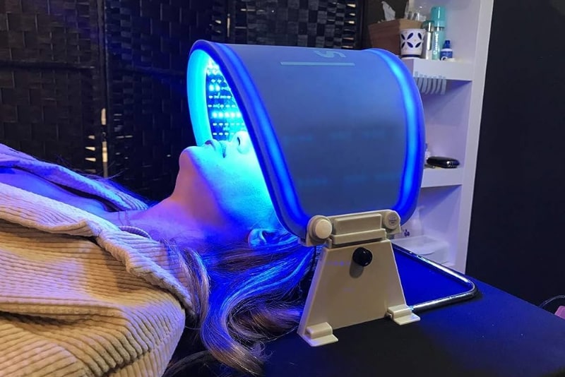 دستگاه فوتون تراپی | خرید ماسک ضد چروک و جوان کننده نوری نیلای